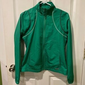 Reebok Green Track Jacket Vintage